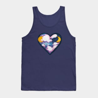 Sun and moon Love Tank Top